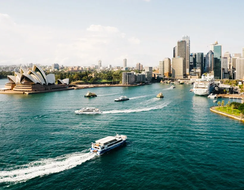 Sydney Harbour with the Opera House, Australia