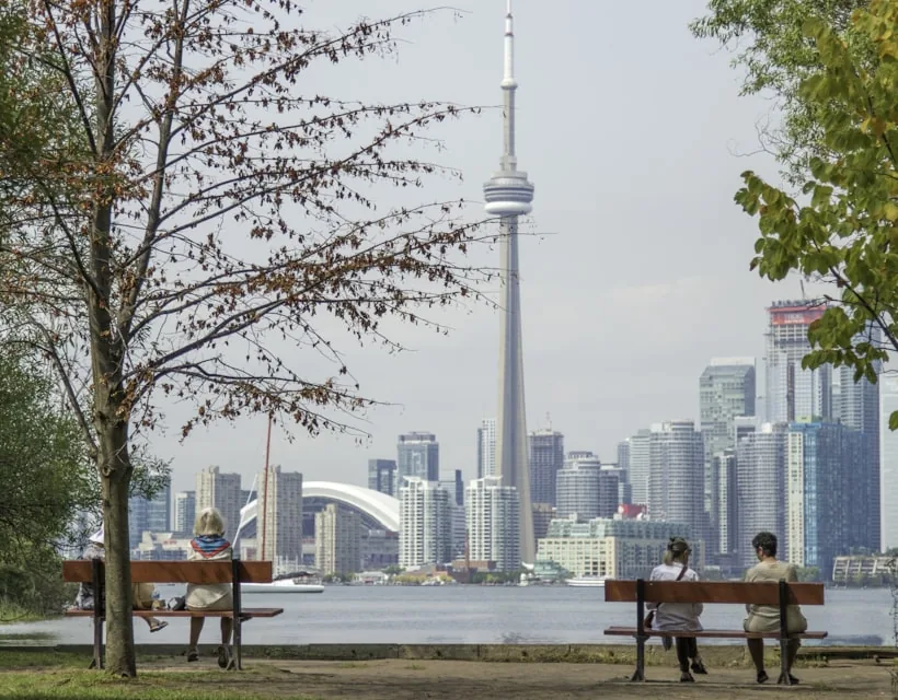 Toronto skyline with the CN Tower, Canada